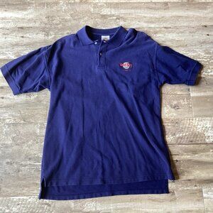 VTG HARD ROCK CAFE Polo Blue London Men's Large